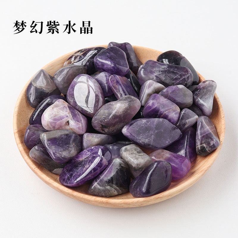 Polished Crystal Stones for Decoration and Aromatherapy