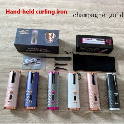 Portable Automatic Wireless Hair Curler
