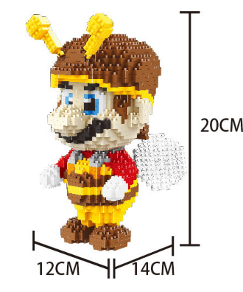 DIY Cartoon Building Blocks - Educational Toy Set