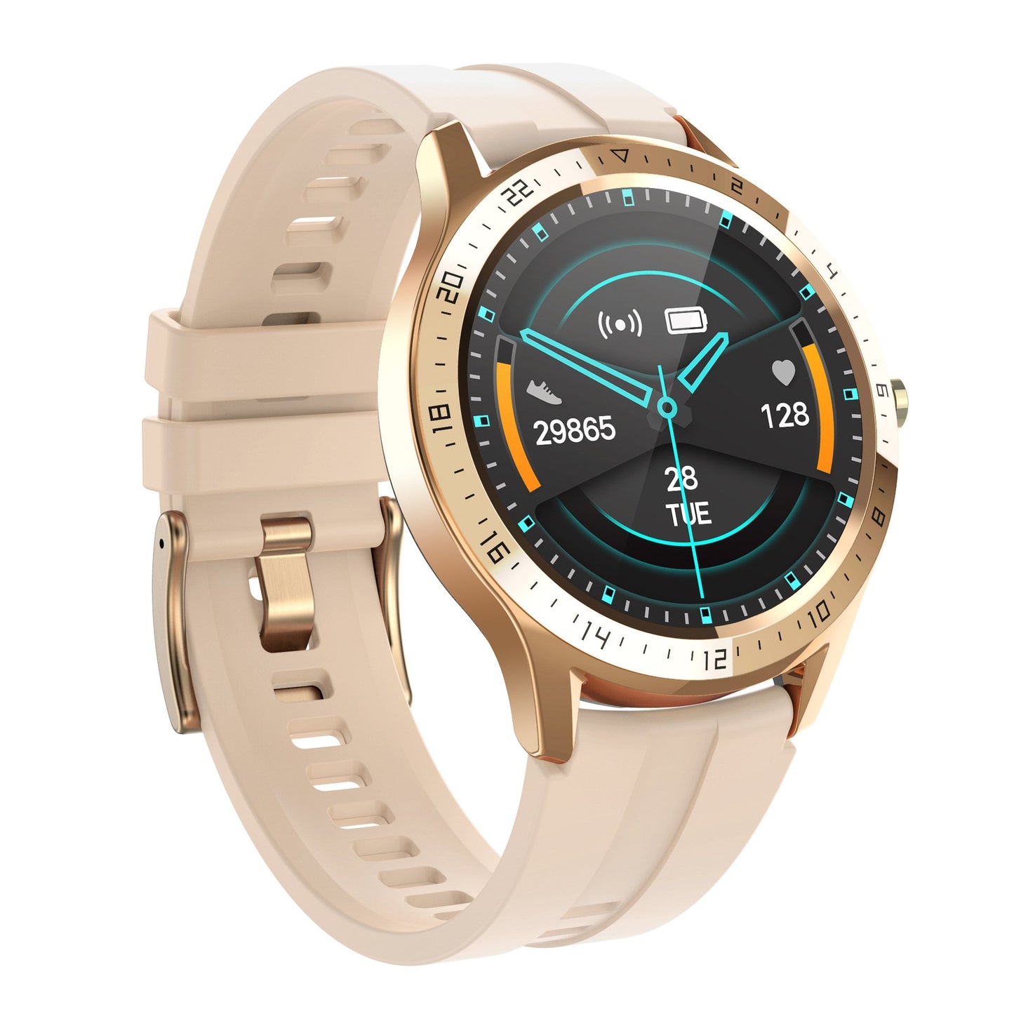 Smart Heart Rate and Blood Pressure Monitor Watch