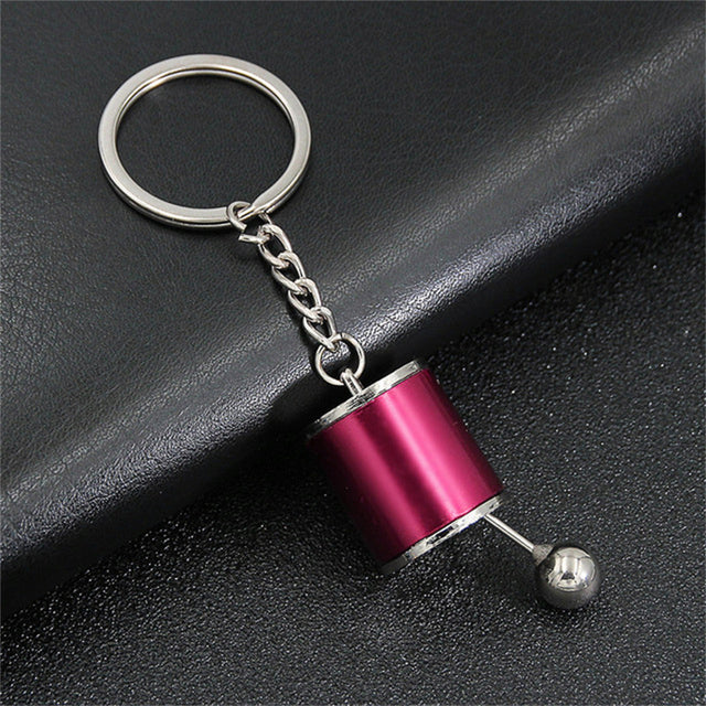 Gear Shift Key Chain for Car Modification - Metal Pendant
