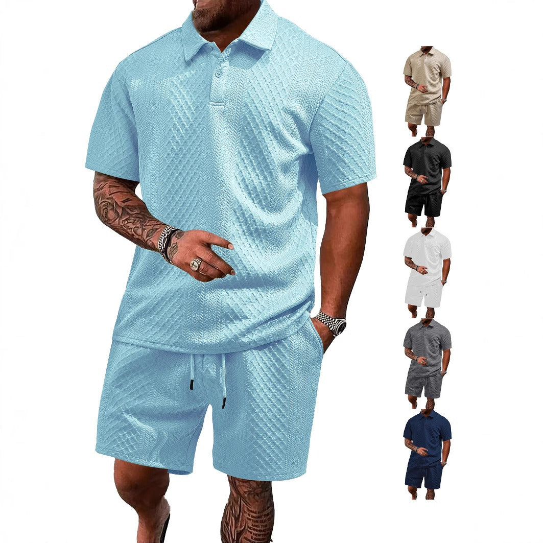 Men's Casual Thin Short Sleeve Suit