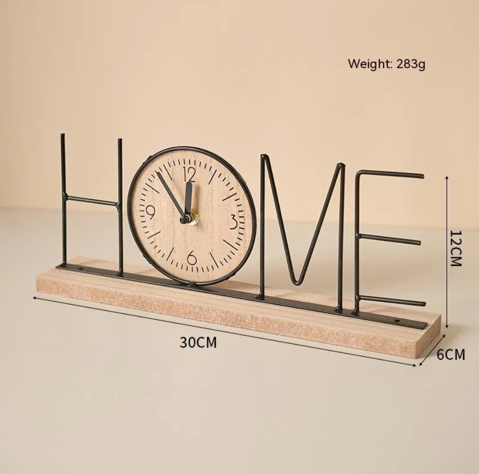 Decorative Table Clock Ornament