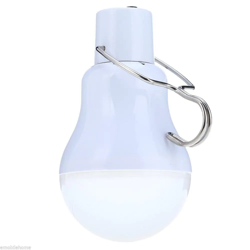 Solar Rechargeable LED Light Bulb for Camping