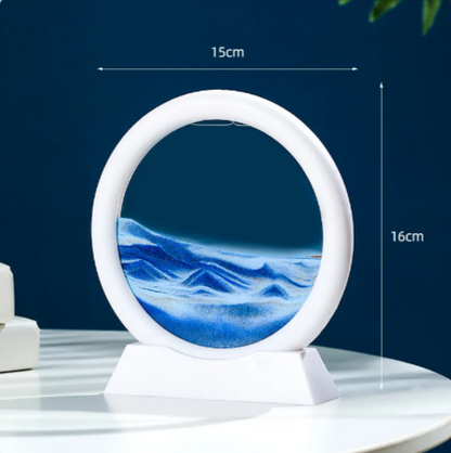Round Quicksand Motion Art Decor