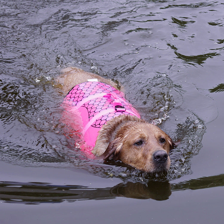 Shark Mermaid Pet Life Jacket for Dogs (Amazon Hit)