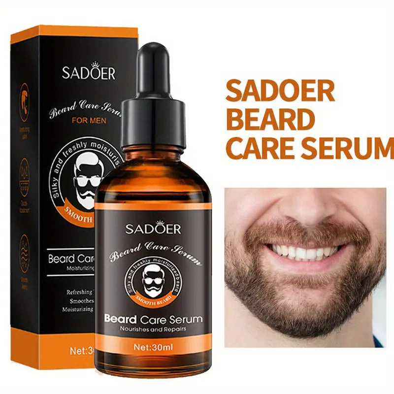 SADOER Beard Oil Set for Men - Moisturizing & Soften