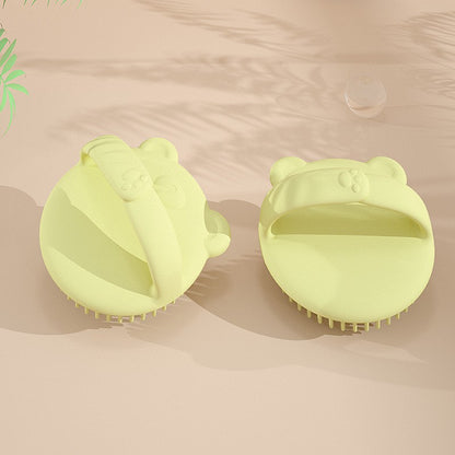 Silicone Baby Bath and Shampoo Massage Brush