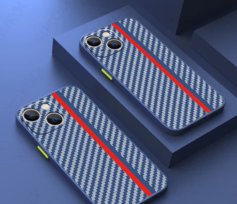 Carbon Fiber Pattern Anti-Drop Phone Case
