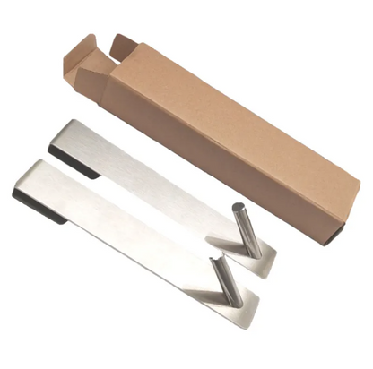Punch-Free Stainless Steel Bathroom Hook
