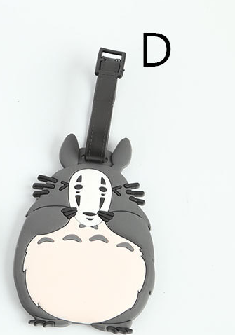 Creative Cartoon Silicone Luggage Tag - Spirited Away