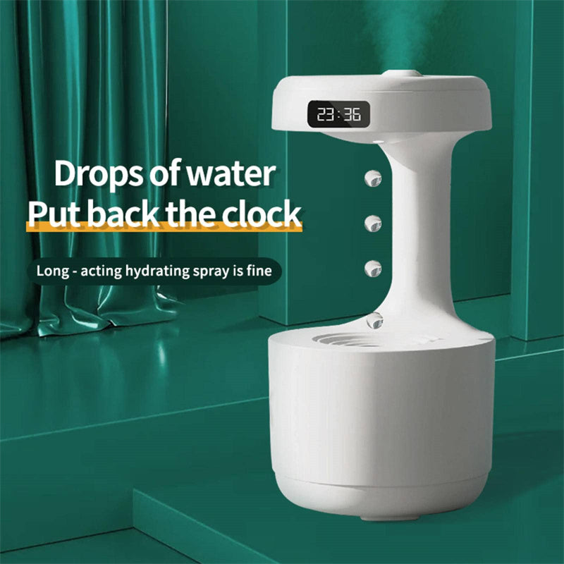 Anti-Gravity Humidifier Aroma Diffuser with Clock