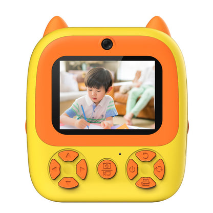 New Kids' Instant Camera with Dual Lenses and Printing