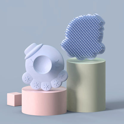 Silicone Baby Bath and Shampoo Massage Brush
