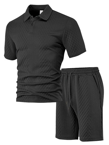 Men's Casual Thin Short Sleeve Suit