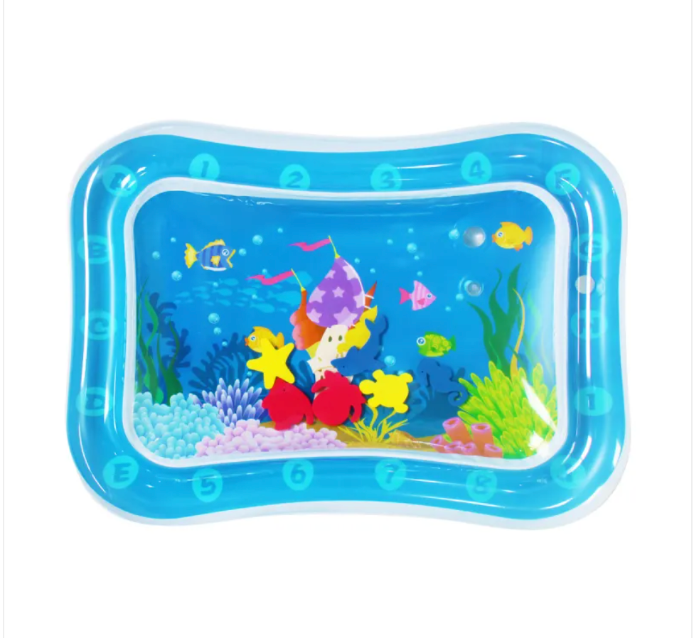 Inflatable Sea Turtle Baby Water Play Mat