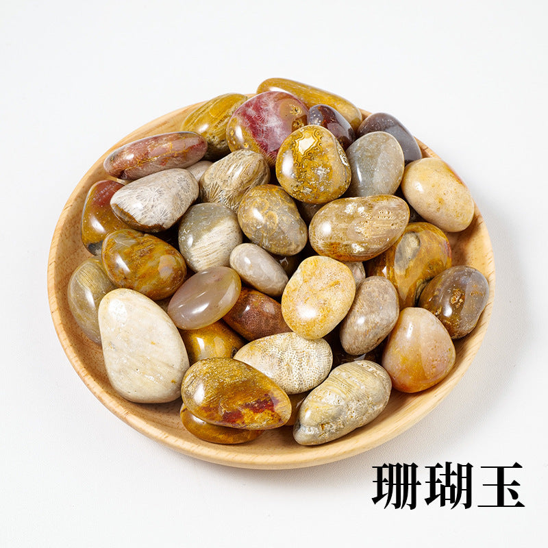 Polished Crystal Stones for Decoration and Aromatherapy