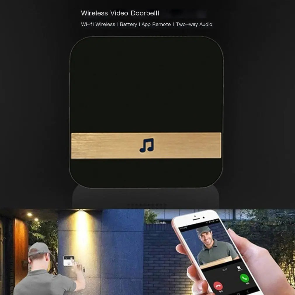 Wireless Smart Doorbell with Remote Chime System