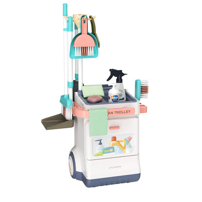 Kids' Pretend Play Electric Doctor Cleaning Tools Set