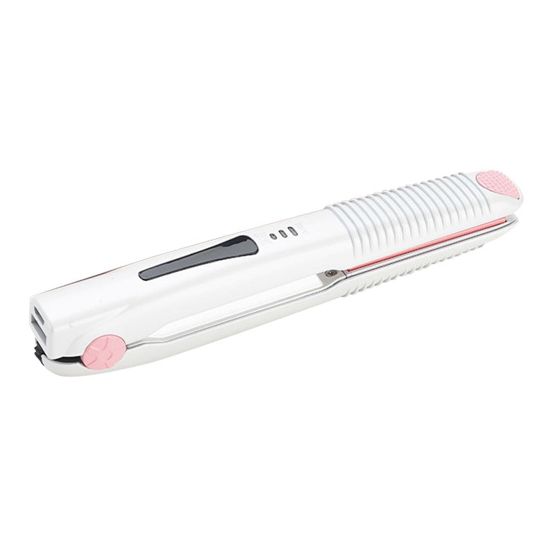 Wireless Ceramic Hair Straightener and Curler Comb