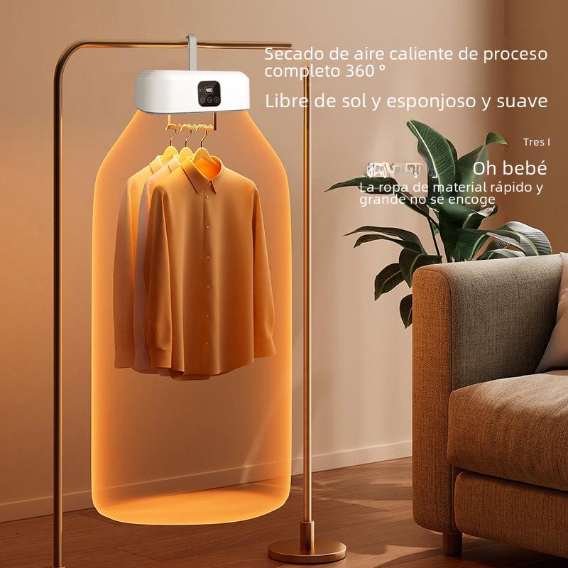 Compact Smart Dryer for Home and Baby Clothes Storage