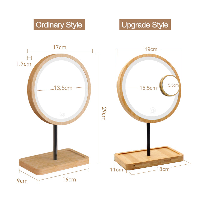 LED Makeup Mirror with Light - Nordic Style Design