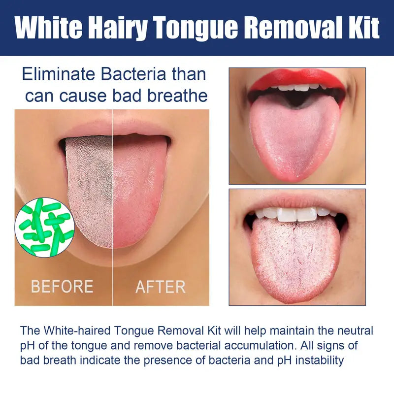 Tongue Coating Cleaning Kit for Fresh Breath Care