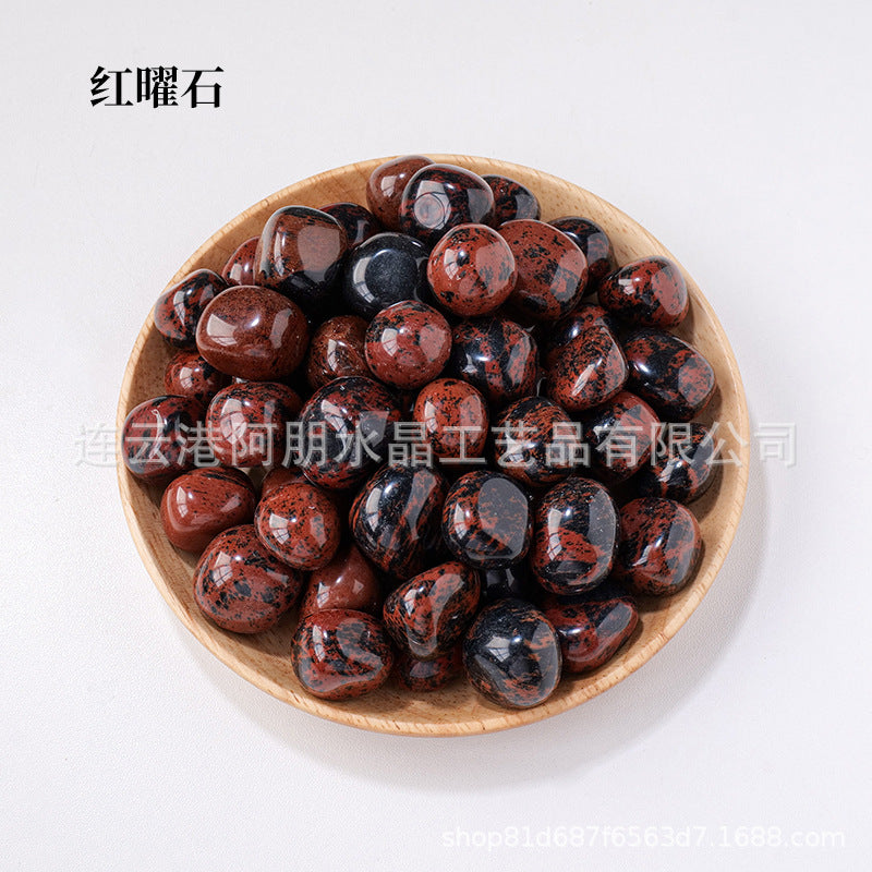 Polished Crystal Stones for Decoration and Aromatherapy