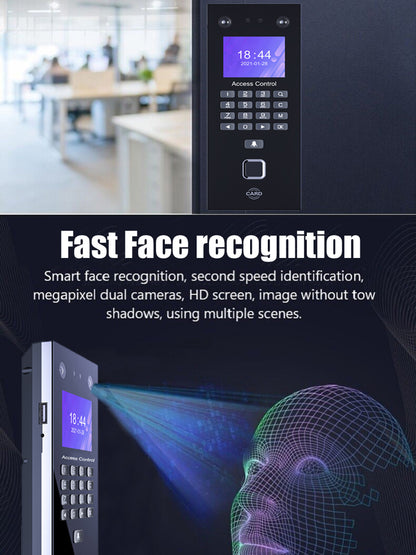 Face Recognition Palmprint Time Attendance Machine