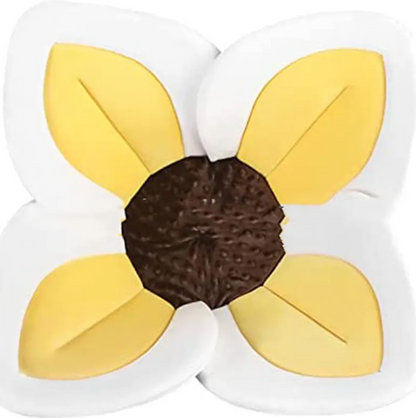 Baby Flower Bath Mat - Soft Flannel Bath Net