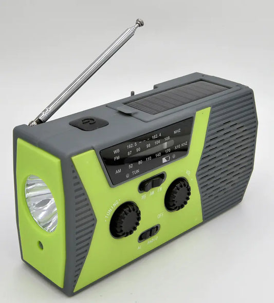 Emergency Rechargeable Multi-Functional Radio
