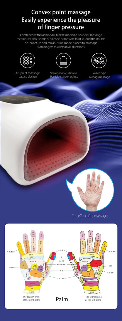 Portable Timing Multifunctional Hand Massager