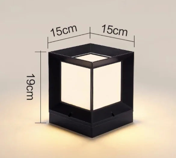 Outdoor Solar Waterproof Pillar Light for Gardens