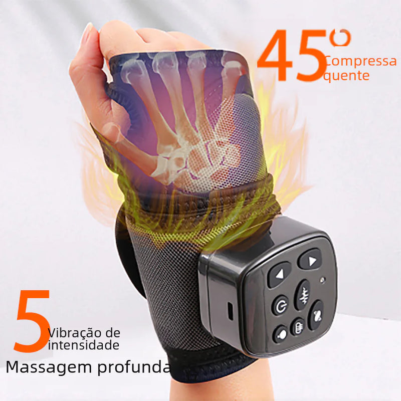 Rechargeable Wrist Massager with Heat Therapy Function