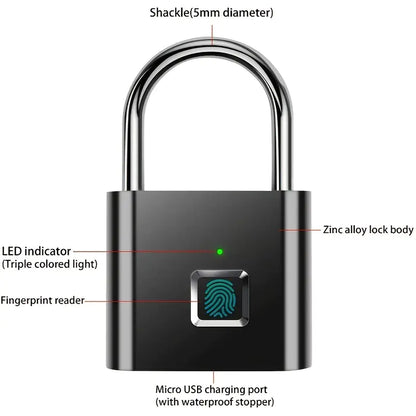 Smart Fingerprint Drawer Lock for Cabinets and Drawers