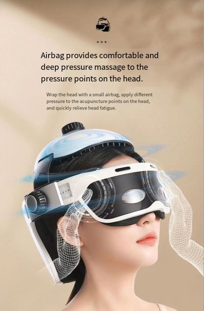 Electric Eye & Head Massager with Heat Therapy