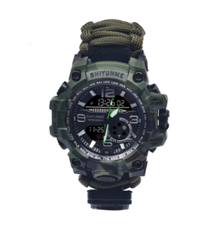 Life-Saving Rope Whistle and Temperature Watch