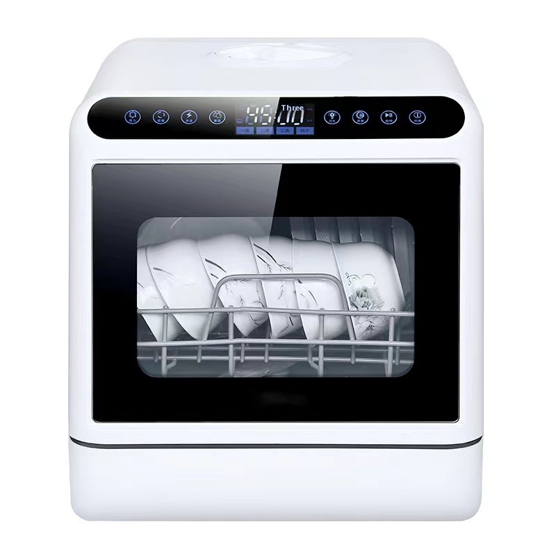 Smart Dishwasher with Automatic Washing, Disinfection, Drying & Built-in Water Tank