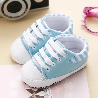 Autumn Unisex Cotton Cartoon Toddler Lace-up Shoes