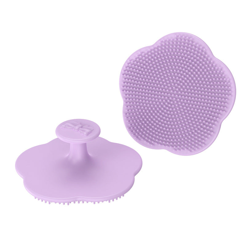 Silicone Bow Knot Flower Baby Shampoo Brush