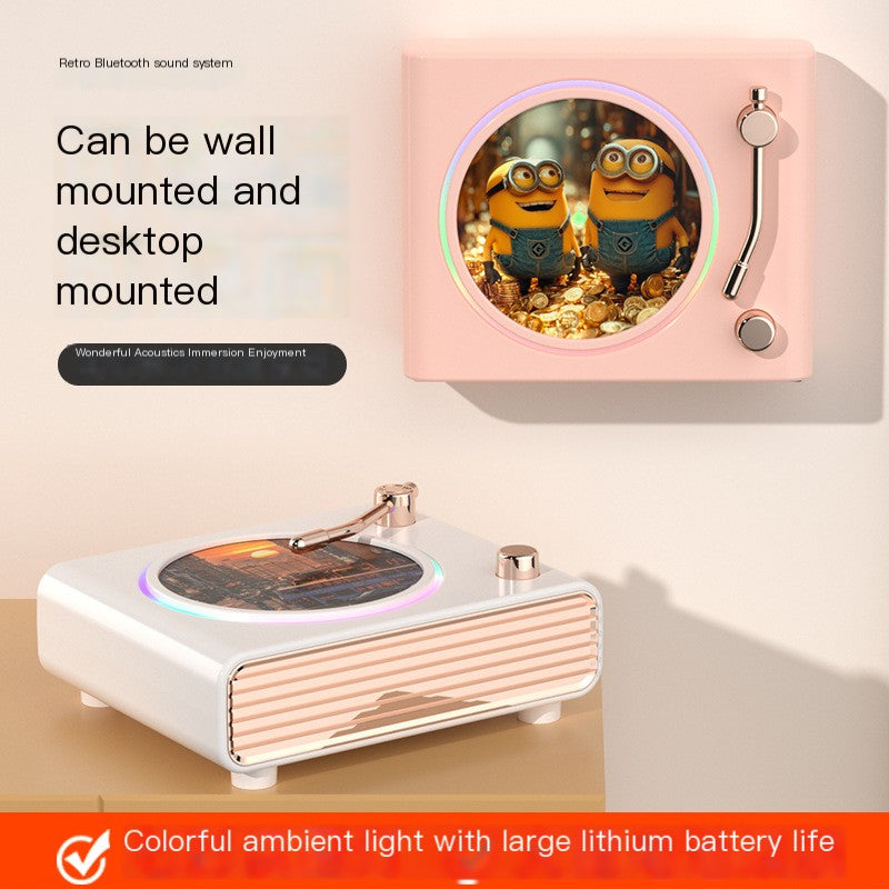 Retro Bluetooth Speaker for Home DIY Gift (Couples)