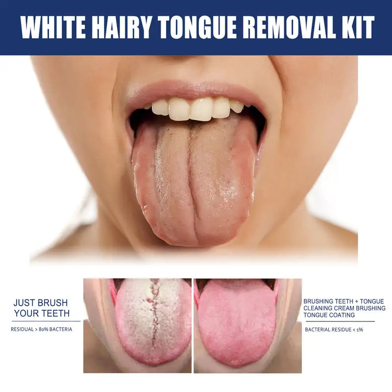 Tongue Coating Cleaning Kit for Fresh Breath Care