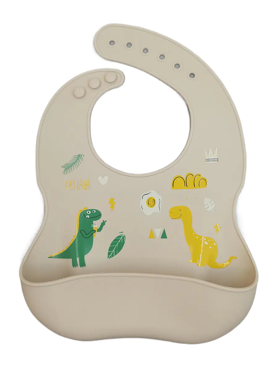 Silicone Bib for Babies - Waterproof and Easy Clean