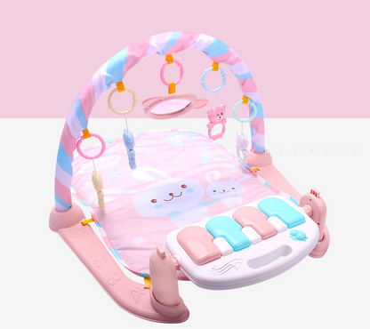 Baby Play Gym with Piano and Crawling Mat (0-12 Months)