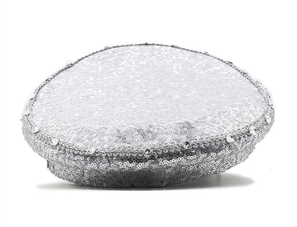 Silver Sequin Diamond Camera Mounting Accessory