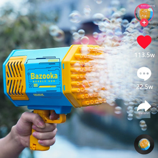 Bubble Machine with 69 Holes - Popular Toy for Kids