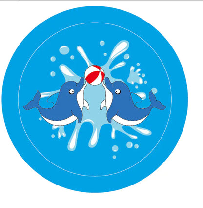 Outdoor Dolphin Dinosaur Shark Sprinkler Play Mat