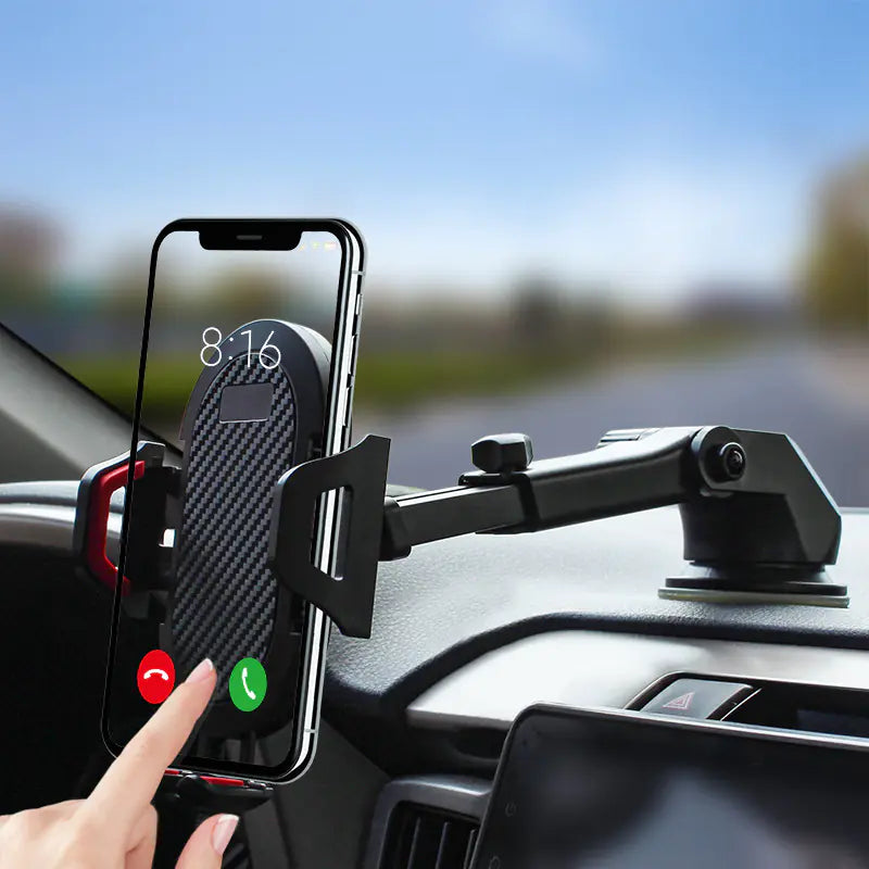 Carbon Fiber Car Mount Holder for Phone Navigation