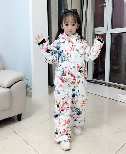 Children's One-Piece Ski Suit for Winter Fun