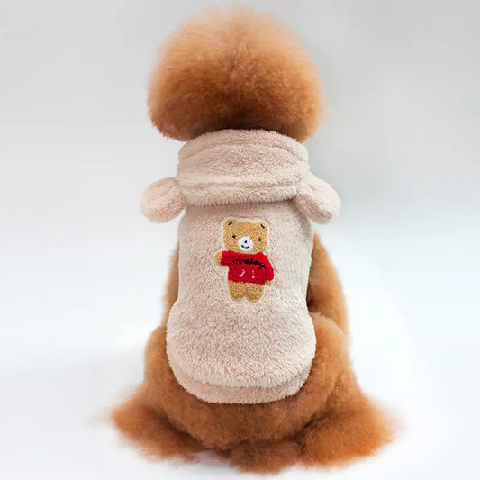 Bear Ear Hooded Coat for Pets